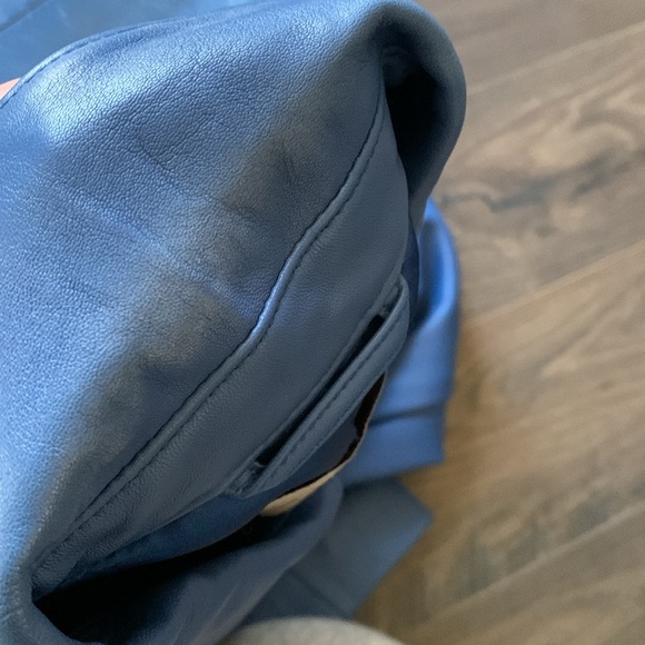 Vintage Peter Millar Leather Button Up lined Jacket Size M - Picture 5 of 8